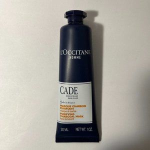 L'Occitane CADE Men's PURIFYING CHARCOAL MASK 1 oz/ 30 ml New